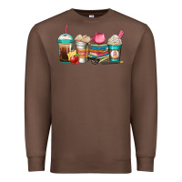 Chestnut teacher fuel coffee cups Premium Sweatshirt - Jasminsmagicworld