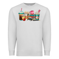 Dove Grey teacher fuel coffee cups Premium Sweatshirt - Jasminsmagicworld