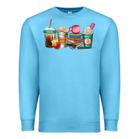 Ocean Blue teacher fuel coffee cups Premium Sweatshirt - Jasminsmagicworld