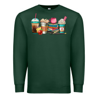 Sports Green teacher fuel coffee cups Premium Sweatshirt - Jasminsmagicworld