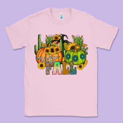 Hello Fall Classic Tee Designed By Cowhidedigitalart