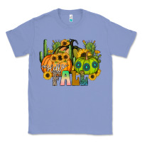 Colony Blue hello fall Classic Tee - CowhideDigitalArt