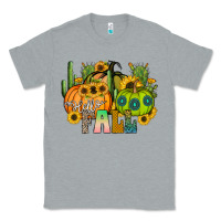 Heather Grey hello fall Classic Tee - CowhideDigitalArt