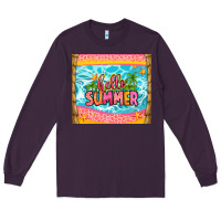 Plum hello summer Long Sleeve Tee - Zillion Design Studio