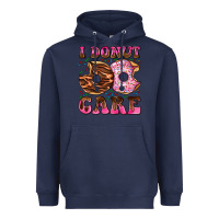 Navy i donut care Heavyweight Hoodie - AdoDesignShop