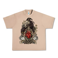 Burro floral skeleton Urban Heavy Tee - RanaPortraitStore