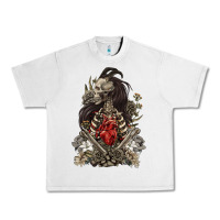 Lunar Rock floral skeleton Urban Heavy Tee - RanaPortraitStore