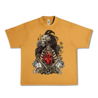 Peanut Butter floral skeleton Urban Heavy Tee - RanaPortraitStore