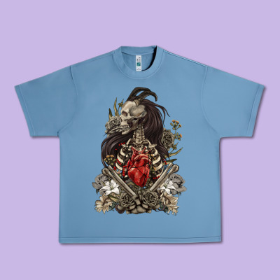 Urban Heavy Tee floral skeleton