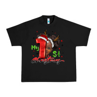 Black my first christmas african girl Urban Heavy Tee - BarkalooDesign