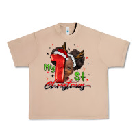 Burro my first christmas african girl Urban Heavy Tee - BarkalooDesign