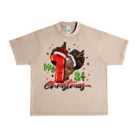 French Oak my first christmas african girl Urban Heavy Tee - BarkalooDesign