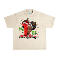 Sandshell my first christmas african girl Urban Heavy Tee - BarkalooDesign