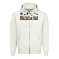 Leopard Soccer 16oz Libbey Glass Zipper Hoodie | Teevron