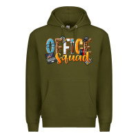 Army Green office squad Premium Hoodie - NancyCooperArtShop