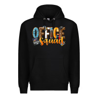 Black office squad Premium Hoodie - NancyCooperArtShop