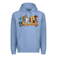 Colony Blue office squad Premium Hoodie - NancyCooperArtShop