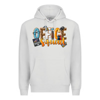 Dove Grey office squad Premium Hoodie - NancyCooperArtShop