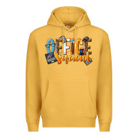 Mustard office squad Premium Hoodie - NancyCooperArtShop