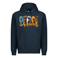 Navy office squad Premium Hoodie - NancyCooperArtShop