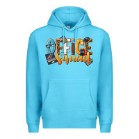 Ocean Blue office squad Premium Hoodie - NancyCooperArtShop