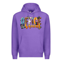 Purple office squad Premium Hoodie - NancyCooperArtShop