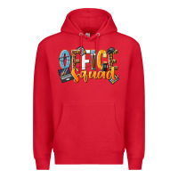 Red office squad Premium Hoodie - NancyCooperArtShop