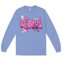 Colony Blue Breast Cancer CNA Certified Nursing Assistant Long Sleeve Tee - texasbilliewilder