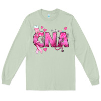 Matcha Breast Cancer CNA Certified Nursing Assistant Long Sleeve Tee - texasbilliewilder