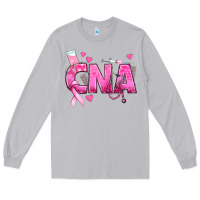 Moon Dust Breast Cancer CNA Certified Nursing Assistant Long Sleeve Tee - texasbilliewilder