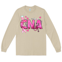 Mushroom Breast Cancer CNA Certified Nursing Assistant Long Sleeve Tee - texasbilliewilder