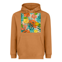 Meerkat pineapple and lemon seamless pattern Heavyweight Hoodie - BundleAndBundleShop