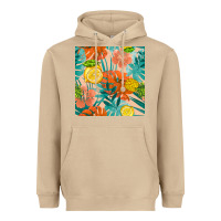 Mushroom pineapple and lemon seamless pattern Heavyweight Hoodie - BundleAndBundleShop