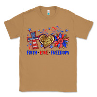 Toasted Coconut faith love freedom Classic Tee - Neo Western