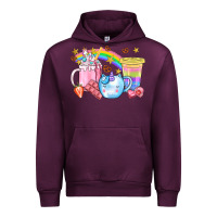 Mauve Wine Unicorn Coffee Cup With Star Bbs Urban Hoodie - BundleAndBundleShop