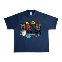 Navy math teacher Urban Heavy Tee - Zillion Design Studio