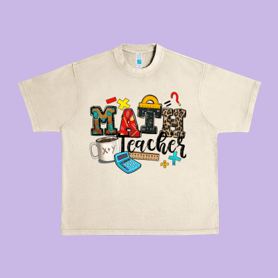 Urban Heavy Tee math teacher
