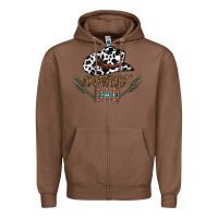 Chestnut cowboy dad Zipper Hoodie - CowhideDigitalArt