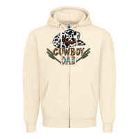 Sandshell cowboy dad Zipper Hoodie - CowhideDigitalArt