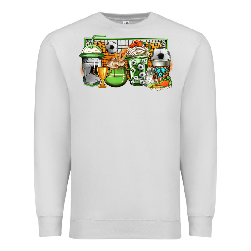 Soccer Coffee Premium Sweatshirt by Jasminsmagicworld | Teevron