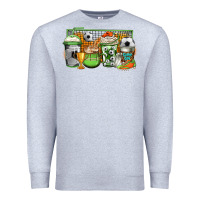 Heather Grey soccer coffee Premium Sweatshirt - Jasminsmagicworld