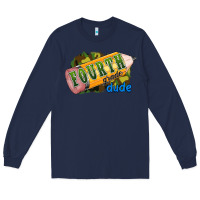 Navy fourth grade dude Long Sleeve Tee - RanaPortraitStore