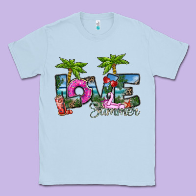Love Summer Classic Tee Designed By Sublimationcraftshop