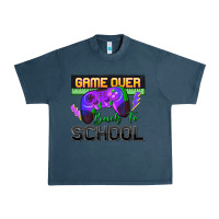 Midnight Navy game over back to school Urban Heavy Tee - Zillion Design Studio