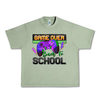 Oil Green game over back to school Urban Heavy Tee - Zillion Design Studio