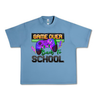 Pebble Blue game over back to school Urban Heavy Tee - Zillion Design Studio