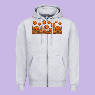 Leopard Basketball 16oz Libbey Glass Zipper Hoodie Designed By Hra Design Shop