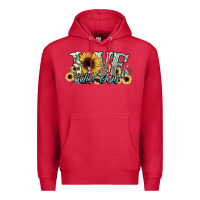 Cardinal love like jesus sunflowers Premium Hoodie - NancyCooperArtShop