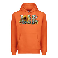 Carrot love like jesus sunflowers Premium Hoodie - NancyCooperArtShop