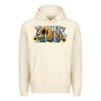 Sandshell love like jesus sunflowers Premium Hoodie - NancyCooperArtShop